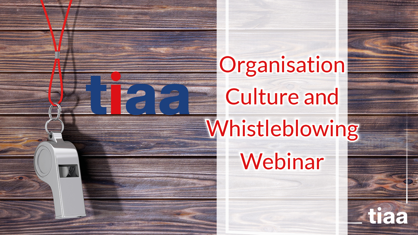 TIAA Organisational Culture and Whistleblowing Webinar