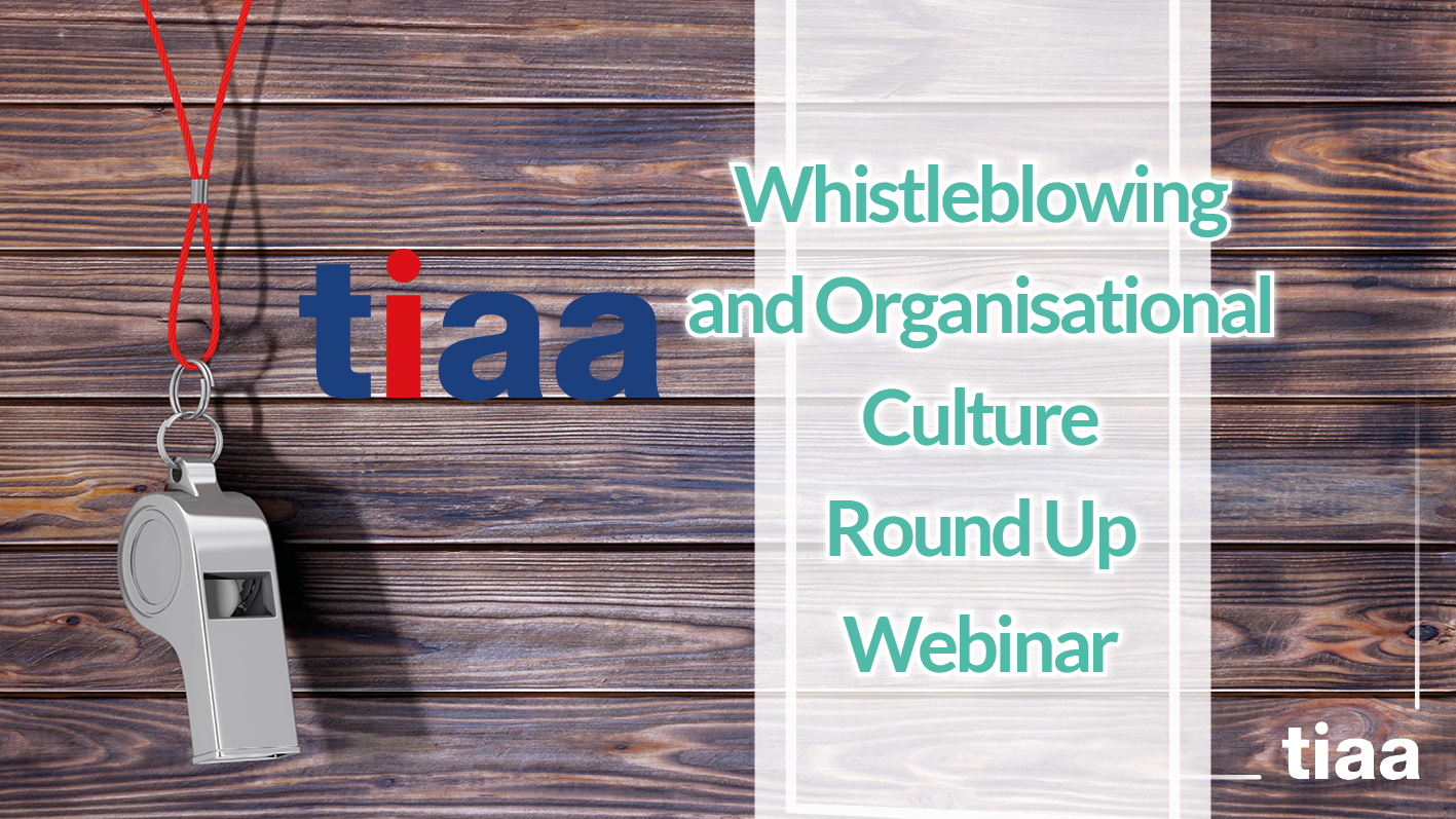 Whistleblowing and Organisational Culture Round Up Webinar